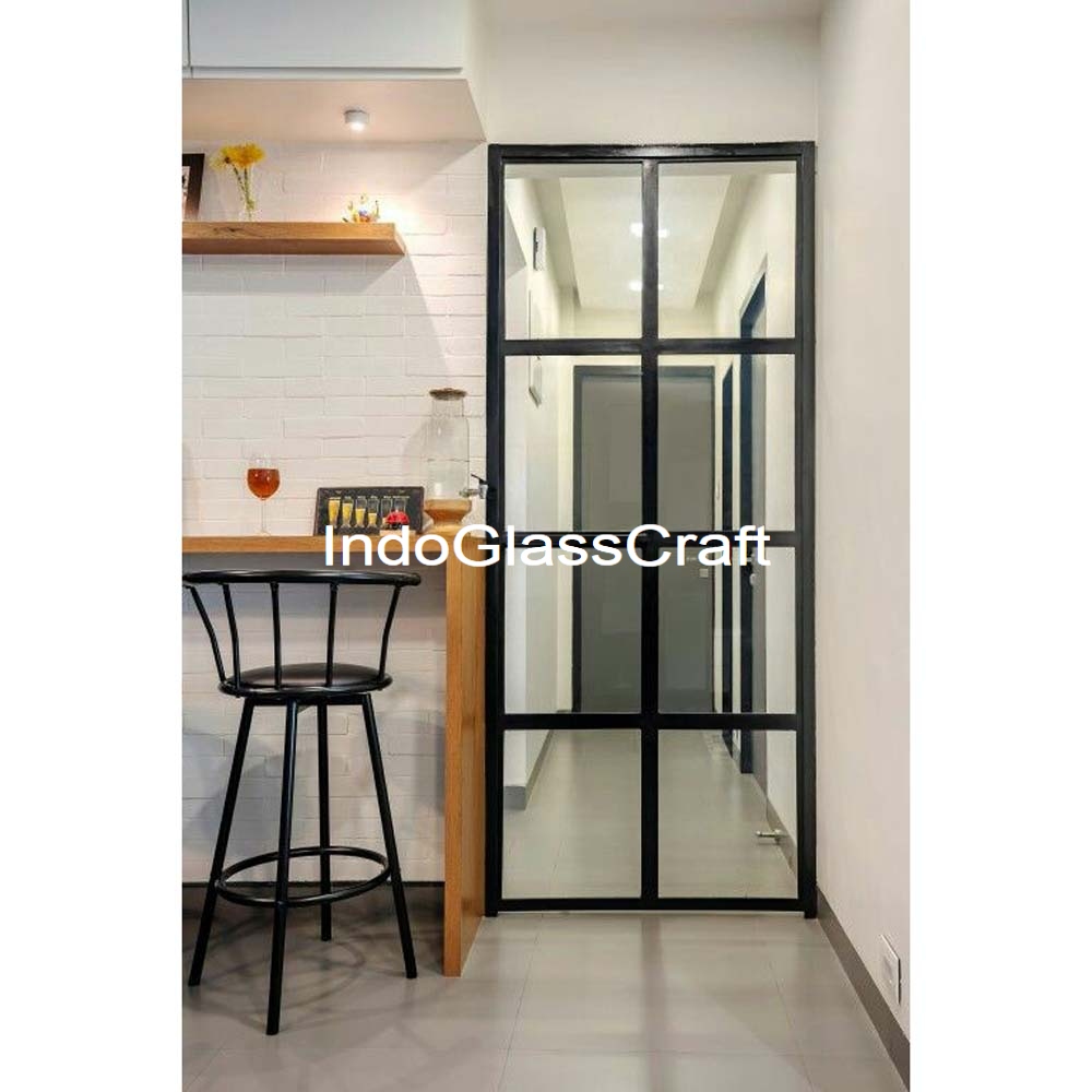 Partisi aluminium brown