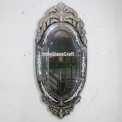 CD 004032 Venetian Mirror Oval Andrea